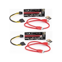 Unichrome V009S Plus PCI-E X1 To X16 Mining Yükseltici Riser 2 Adet