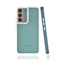 Zore Galaxy S22 Kılıf Ogaa Mima Kapak - Koyu Yeşil