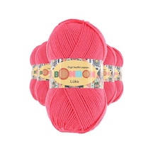 5 Adet Lüks Patik İpi Yünü Mercan 98299