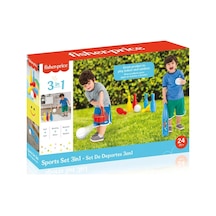 1843 Dolu Fisher Price 3'ü 1 Arada Spor Seti