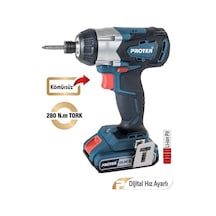 Proter PST 360 T Kömürsüz DarbeliŞarjlı Tornavida