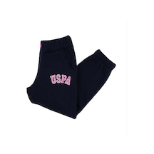 U.S. Polo Assn. Kız Çocuk Lacivert Şardonlu Jogger Eşofman Altı 50317893-VR033