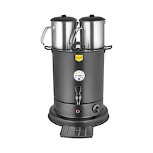 Remta 2 Demlikli Elite Çay Makinesi 25 Lt Siyah
