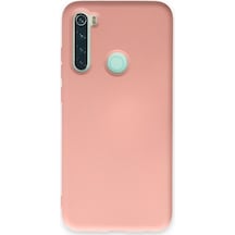 Xiaomi Redmi Note 8 Kılıf Nano İçi Kadife Silikon - Pudra Düz Renkli