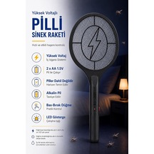 Lexroo Pilli Sinek Raketi Sivrisinek Karasinek Haşere Öldürücü Sineklik Haşere Aleti Z007