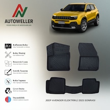 Jeep Avenger 2023 Sonrası Uyumlu Havuzlu Oto Paspas Elektrikli
