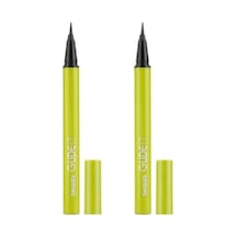 Glide It Fırça Uçlu Eyeliner 100 Black X 2 Adet Diğer