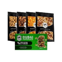 One Chocolate Karışık Kuruyemiş 4'lü + Dubai Çikolatası 200 G
