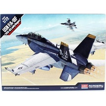 Academy 12535 1/72 Ölçek, Usn F/a-18f Savaş Uçağı, Plastik Model Kiti-49228