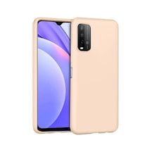 Redmi 9t Kılıf Nano İçi Kadife Silikon - Pudra Bzsxx00 1
