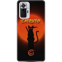Xiaomi Redmi Note 10S Kılıf Desenli Catrudo 1679 Siyah