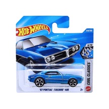 Hot Wheels '67 Pontiac Firebird 400 - Cool Classics Mavi 1/64 Diecast Model Araba Çok Renkli