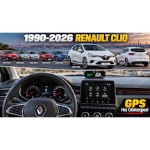 1990-2026 Renault Clio Gps Hız Göstergesi Hud Dijital Hız Saati