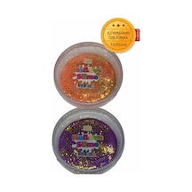 Slime Simli 2 Renk Kaliteli Ele Yapışmayan Pofuduk Yumuşacık Slime