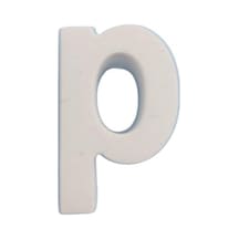 Boyanabilir Harf Obje - P - 5,3x3,5cm