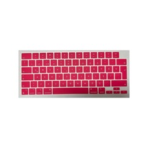 Macbook Air 13.6 Inç A2681 Uyumlu M2 - A3113 M3 Işlemcili Türkçe Q Silikon Klavye Koruyucu Pembe