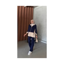 Riella Butik Alya Tesettür Takım Lacivert