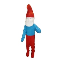 Çocuk Şirin Baba Kostümü Model-2 Çok Renkli