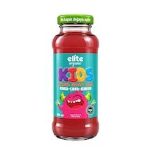 Kids Organik Elma-çilek-limon Meyve Suyu 200 Ml