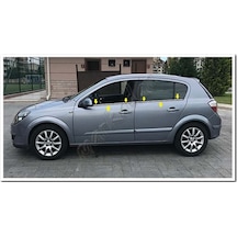 Markadan Opel Astra H Hb Krom Cam Çıtası 2004 Sonrası 4 Parça   Pas