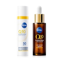 Lexroo Q10 Spf50 Güneş Koruyucu Yüz Bakım Kremi 40ml Ve Kırışıklık Karşıtı Çift Etkili Cilt Serumu