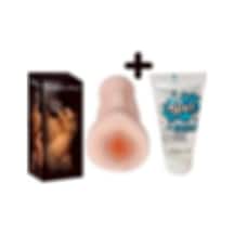 Hızlı Express Pleasure Sexy Süper Realistik Kaliteli Suni Vajina Mastürbatör + Kaydırıcı