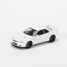 1:24 Ölçek Sesli Işıklı 4 Kapısı Kaput Ve Bagajı Açılan Stantlı Model Araç Gtr Beyaz