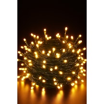 Yılbaşı Led Işık Yeşil Kablolu Eklemeli Gün Işığı 9 M