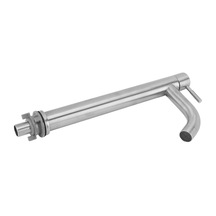 Hangfox Inox Mat Sertifikalı Tek Delik Lavabo Musluğu - Soğuk Su Kontrolü, Dayanıklı Ve Estetik Ev Tesisatı