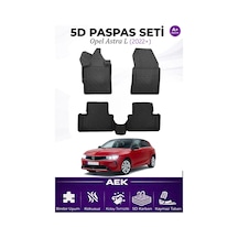 Opel Astra "l" 2022+ Araca Özel Havuzlu "karbon" Paspas Takımı
