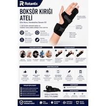 Boksör Kırığı Ateli El Bilek Destekleyici Her İki Ele Uyumlu Diğer
