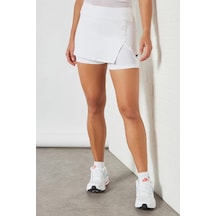 Court Victory 2in1 Taytlı Beyaz Tenis Etegi Beyaz