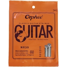 Orphee NX35 Nylon Classical Guitar Strings - Hard Tension Klasik
