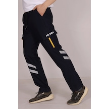 Lacivert Likralı 112 Acil Sağlık Pantolonu Unisex