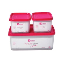Moon Star Modüler Hava Sızdırmaz Saklama Kabı-25L 2X065L-Ms-0 N1125357 Çok Renkli