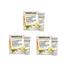 YouPlus Vitamin C Çinko Propolis 20 Efervesan Tablet 3 Kutu