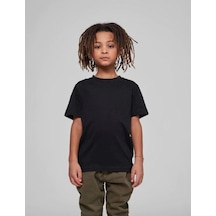 Çocuk Unisex Basic T-shirt - Siyah Siyah