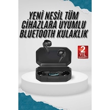 Kulak İçi Bluetooth Kulaklık Rgb Işıklı Çift Mikrofonlu İos/android Uyumlu Bt 5.2