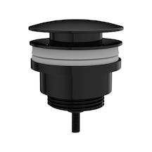 VitrA A4514939 Lavabo Yuvarlak Süzgeci, Parlak Siyah