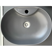 Alto Lavabo Mat Antrasit 50 Cm
