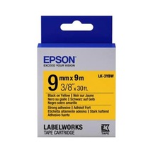Epson Lk-3ybw Güçlü Yapışkanlı Sarı Üzeri Siyah 9mm 9metre Etiket