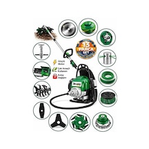 Dragro German Drg-13 + Sırt Tipi Benzinli Ot Çalı Çim Biçme Tırpanı + Full Set Hediyeli Y