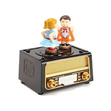 Radyo Müzikli Müzik Kutusu Kurmalı Dekoratif Hediyelik