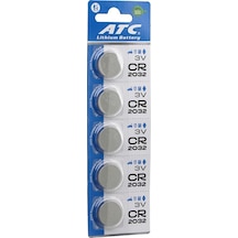 Atc Lithium Battery Cr-2032 Para Pil Lityum 3v 5li Kart 5256