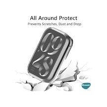 Microsonic Xiaomi Smart Band 8 Pro Kılıf 360 Full Round Soft Silicone