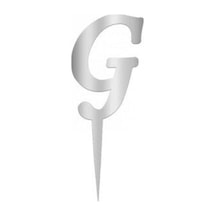 Aynalı Gümüş Pleksi G Harfi