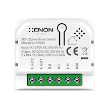 Zigbee Akıllı İkili Anahtar Işık Şalteri Röle Modülü Mobil Uygulama Denetimli Tuya Uyumlu Google Home/alexa Des