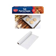 Yağlı Pişirme Kağıdı / Tepsi Altı Kağıdı / 50 Metre