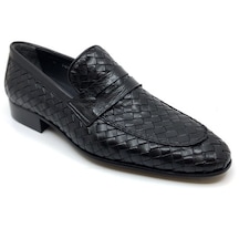 Fosco Özel Örgülü Klasik Erkek Ayakkabı 2090 795 Siyah