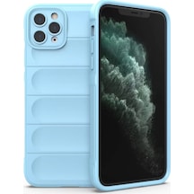 Newface Apple İphone 11 Pro Kılıf Optimum Silikon - Sky Blue Açık Mavi